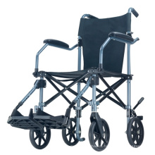 Cadeira de rodas portátil leve Topmedi com estojo para carrinho